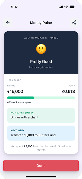 FlowFund settings screen